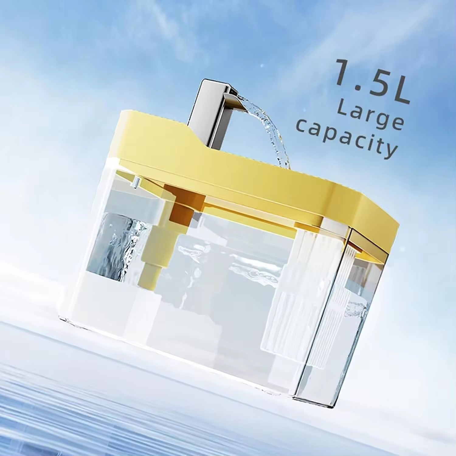 Fresh Flow Pro Automatic Pet water Fountain- Cat & Dog Water Dispenser 1.5L